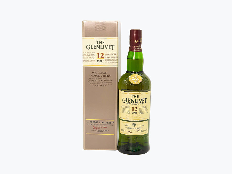 The Glenlivet 12 Years Scotch Whisky w/Gift Box 700ml