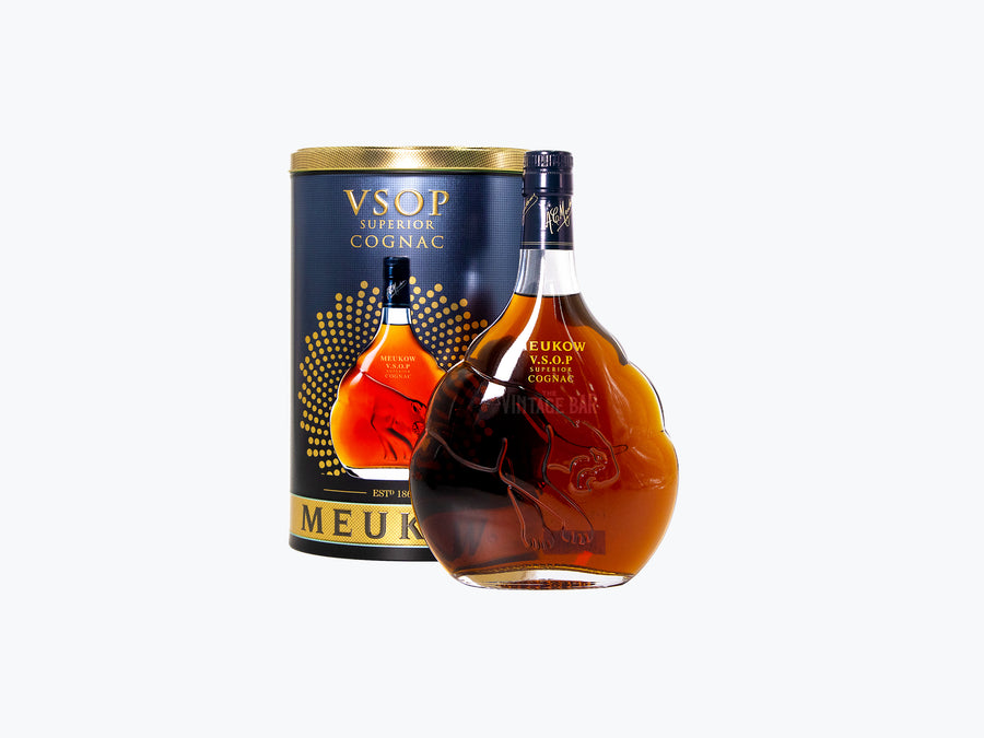 Meukow VSOP Clear Panther in Tin Box 700ml